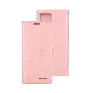 iPhone 14 Plus Compatible Case Cover With Bluemoon Diary - Rose Gold